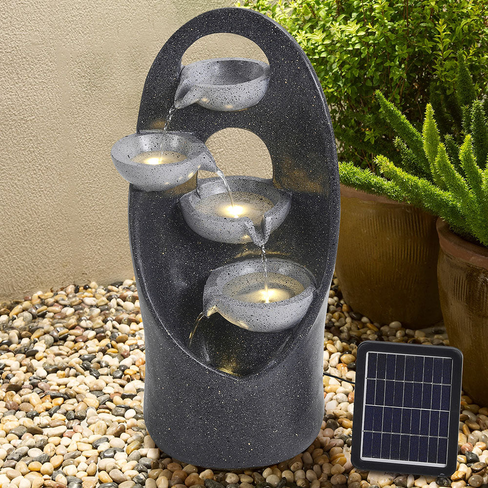 4-Tier Cascading Garden Water Feature