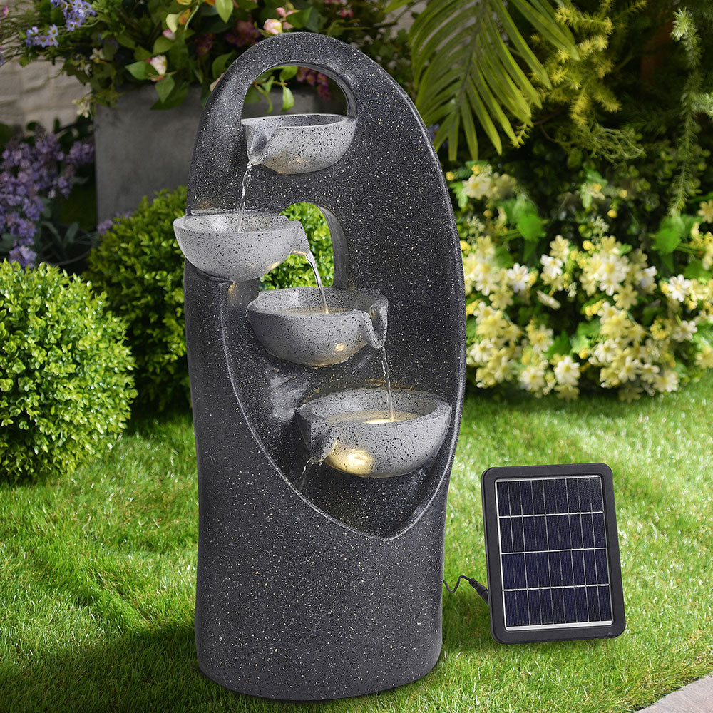 4-Tier Cascading Garden Water Feature