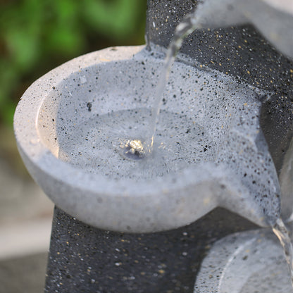 4-Tier Cascading Garden Water Feature