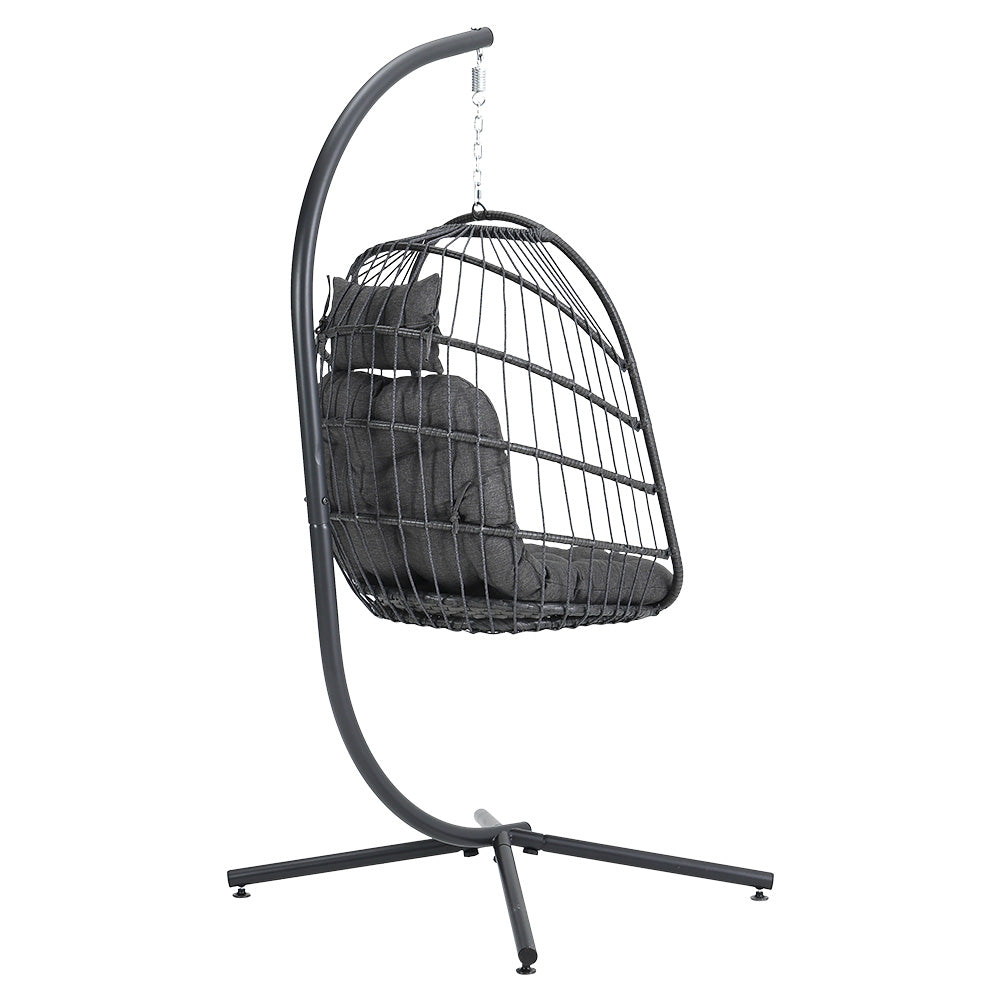 Hanging Chair with Stand and Cushion