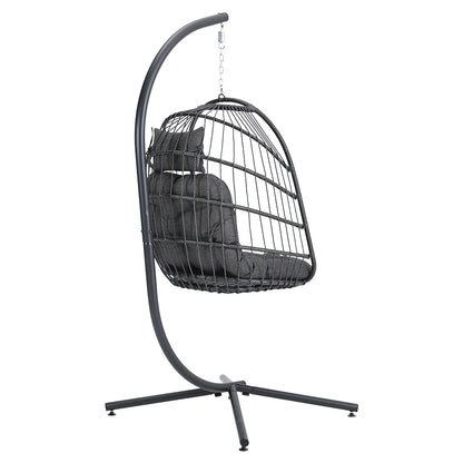 Hanging Chair with Stand and Cushion