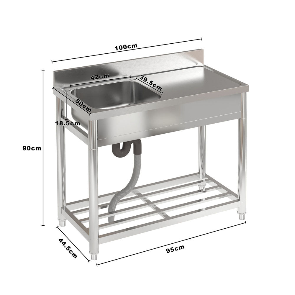 Professional Kitchen Sink with Drainboard