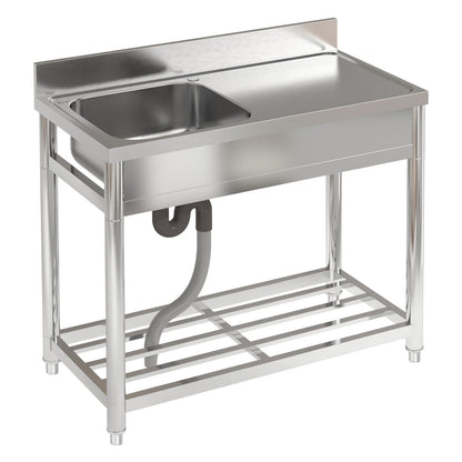 Professional Kitchen Sink with Drainboard