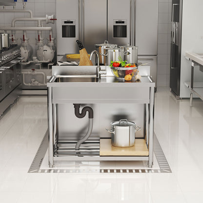 Professional Kitchen Sink with Drainboard