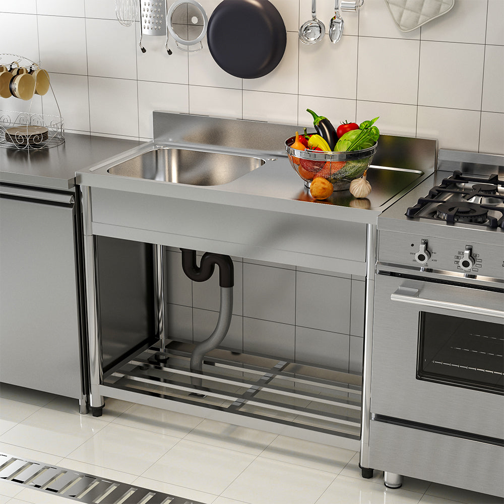 Professional Kitchen Sink with Drainboard