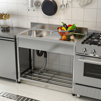 Professional Kitchen Sink with Drainboard