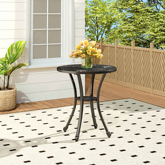 Cast Aluminum Round Patio Dining Table