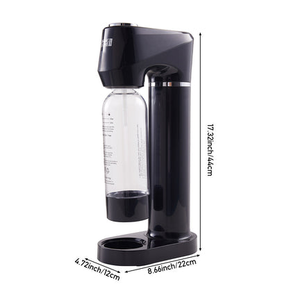 CO₂ Cylinder Soda Maker with 1L Carbonating Bottle