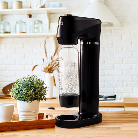 CO₂ Cylinder Soda Maker with 1L Carbonating Bottle