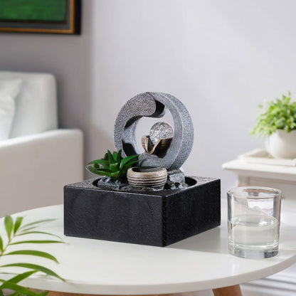 Indoor Tabletop Fountain Buddha Decor