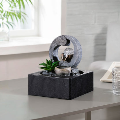 Indoor Tabletop Fountain Buddha Decor