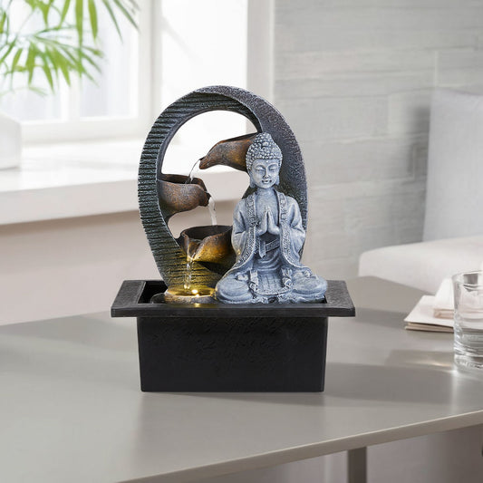 Indoor Tabletop Fountain Buddha Decor