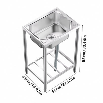 Commercial-Grade Stainless Steel Prep Sink
