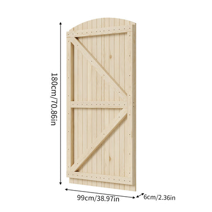 Arch Top Strong Garden Gate with Latch