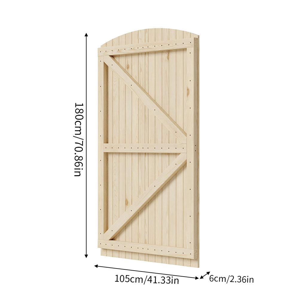 Arch Top Strong Garden Gate with Latch