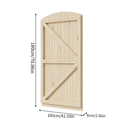 Arch Top Strong Garden Gate with Latch