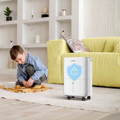 COMFEE' Aqua Dry 10L/DAY Dehumidifier for Home with 2.5L Water Tank