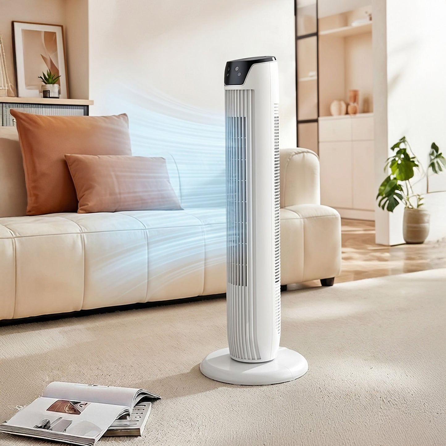36 Inch Portable Tower Fan with Remote Control
