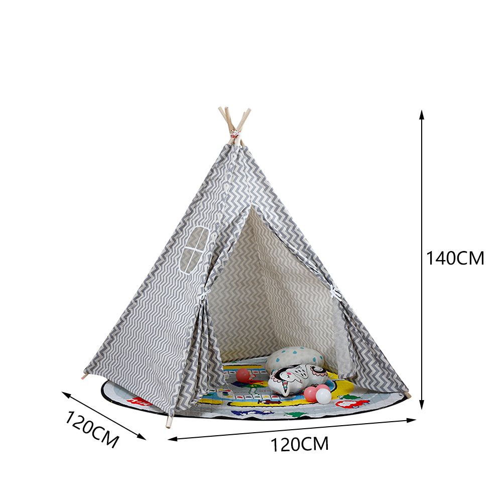 Children Indian Tent Teepee Kids Indoor Play House