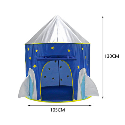 Spaceship Home Kids Playhouse Tent for Boys