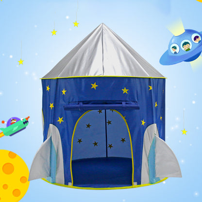 Spaceship Home Kids Playhouse Tent for Boys