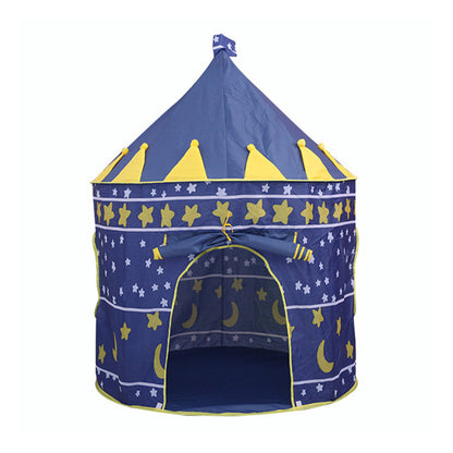 Star and Moon Round Kids Playhouse Home Toy