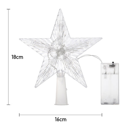 Christmas LED Star Tree Topper