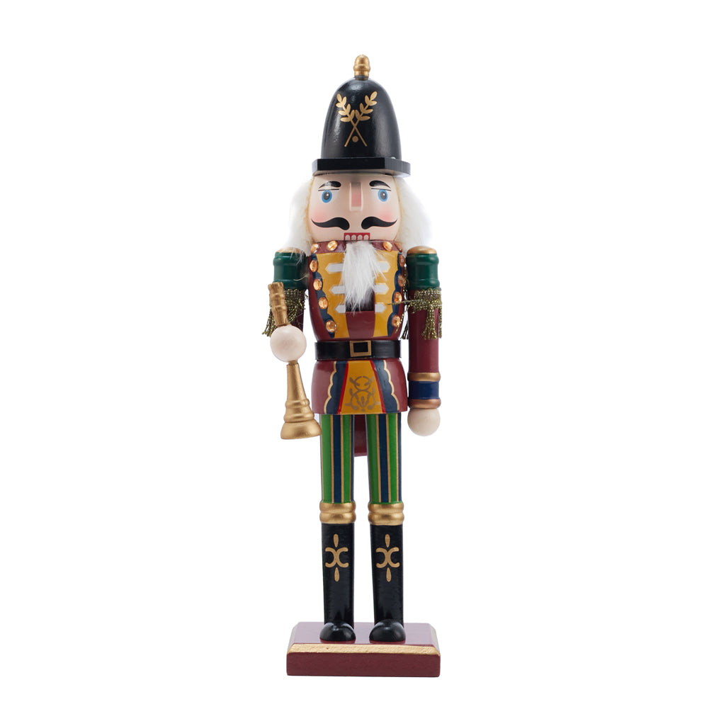 Wooden Nutcracker Soldier Figurine Christmas Ornament