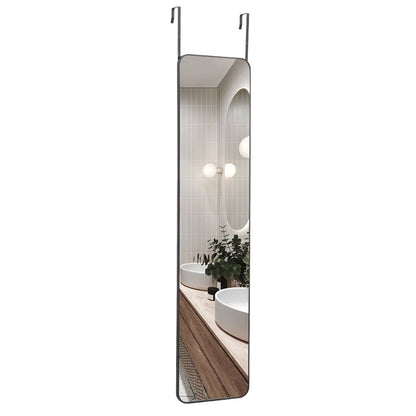 Full Length Mirror with Rounded Corners Door Hanging