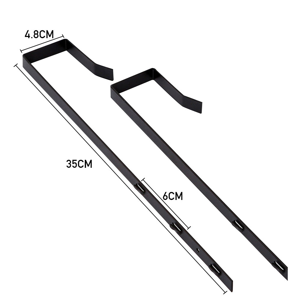 Metal Frame Over the Door Full Length Mirror