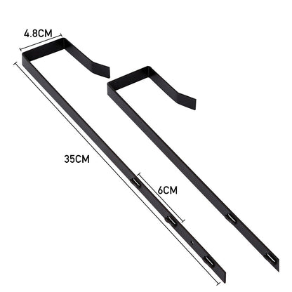 Metal Frame Over the Door Full Length Mirror