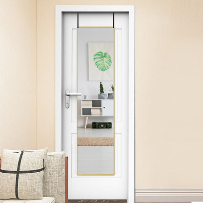 Metal Frame Over the Door Full Length Mirror