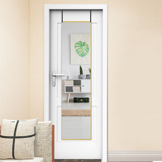 Metal Frame Over the Door Full Length Mirror