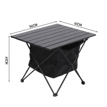 Aluminum Portable Roll-Top Camp Table