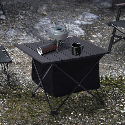 Aluminum Portable Roll-Top Camp Table