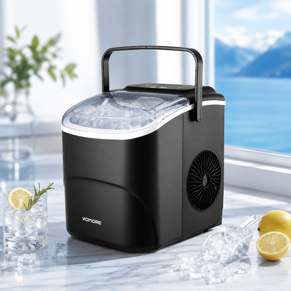 Handled Ice Maker Machine Counter Top