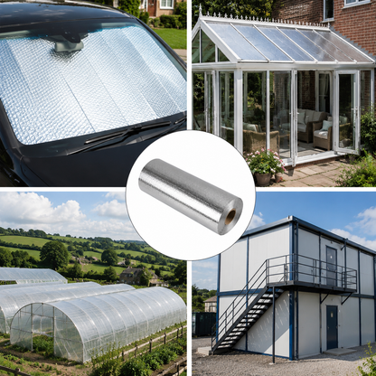 Sunshade Reflective Heat Insulation Aluminum Foil Bubble Film