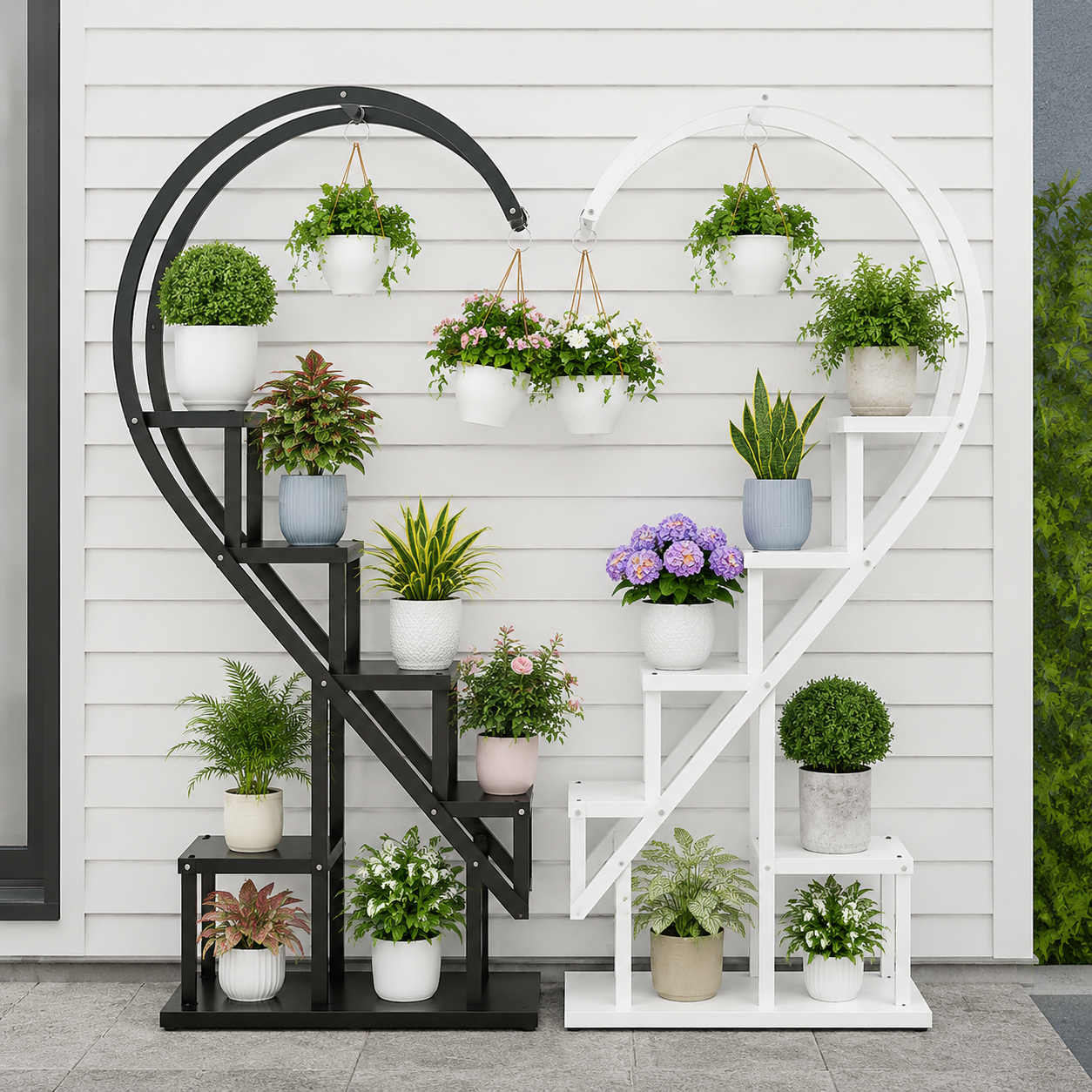 Curved 4-Tier Plant Stand Bonsai Display Shelf