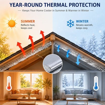 Sunshade Reflective Heat Insulation Aluminum Foil Bubble Film