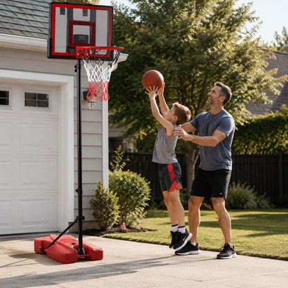 Basketball Backboard Set with Adjustable Height