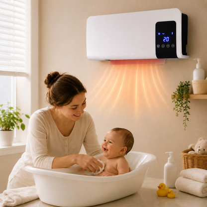 Wall Mounted Electric Heater with Remote Control
