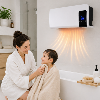 Wall Mounted Electric Heater with Remote Control