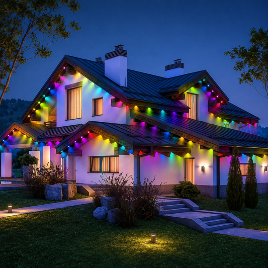 98ft Waterproof Permanent Outdoor Eaves Lights with APP/Remote Control