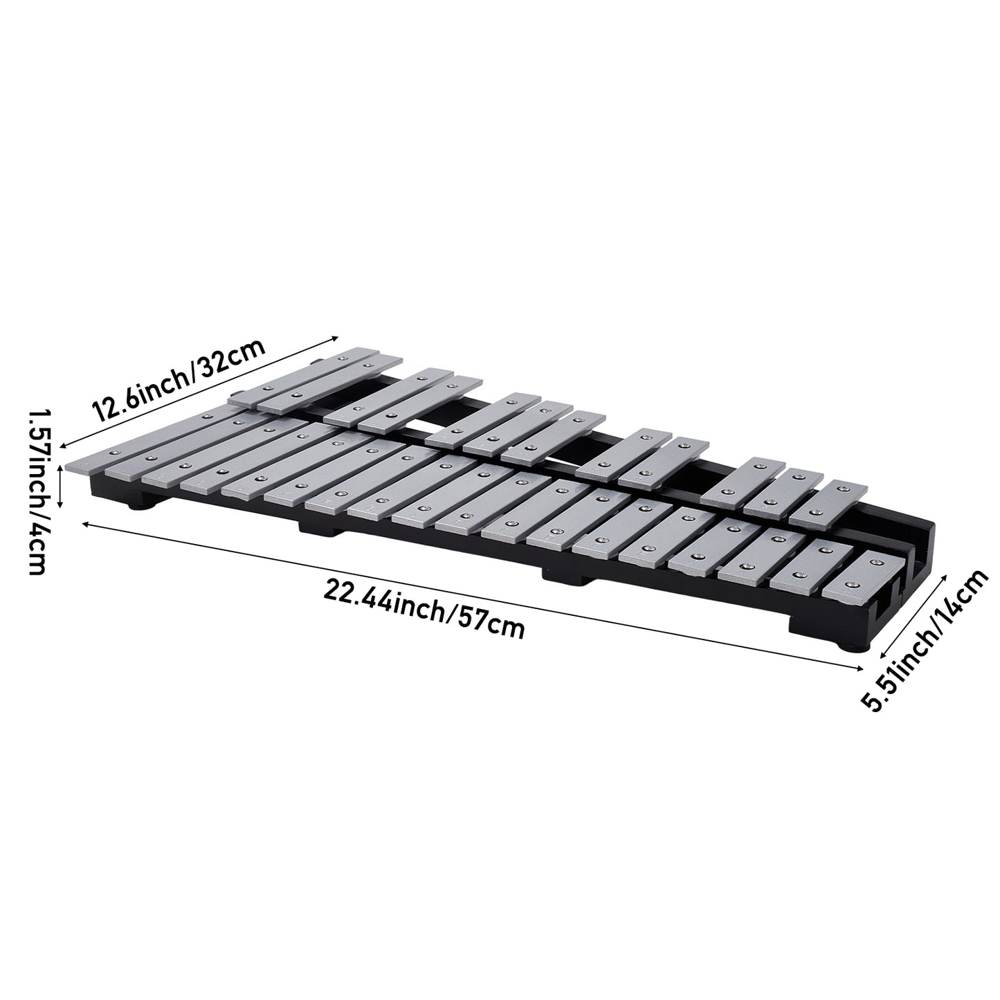 30 Notes Foldable Glockenspiel Xylophone