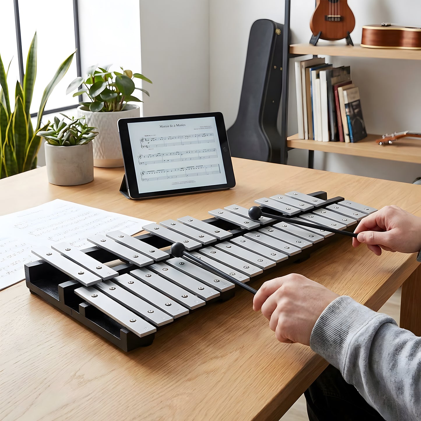 30 Notes Foldable Glockenspiel Xylophone