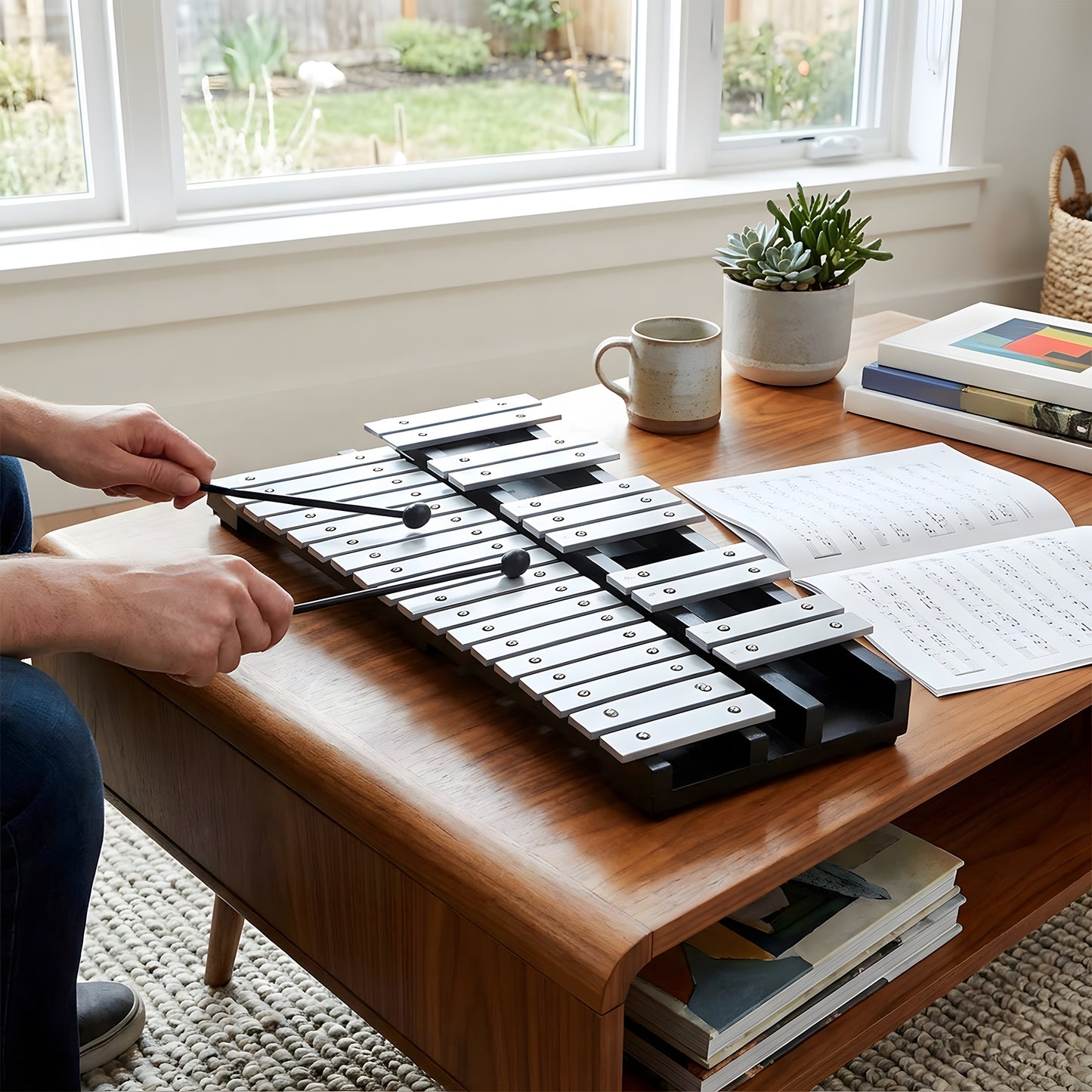 30 Notes Foldable Glockenspiel Xylophone