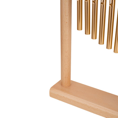 20-Note Desktop Single-Row Bar Chime with Small Mallet