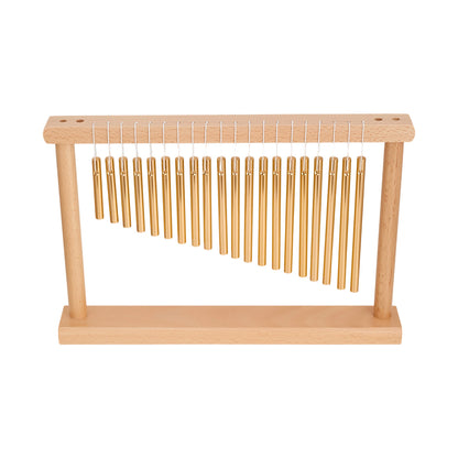 20-Note Desktop Single-Row Bar Chime with Small Mallet