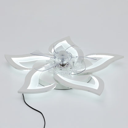 Flower Shape LED Ceiling Fan Light