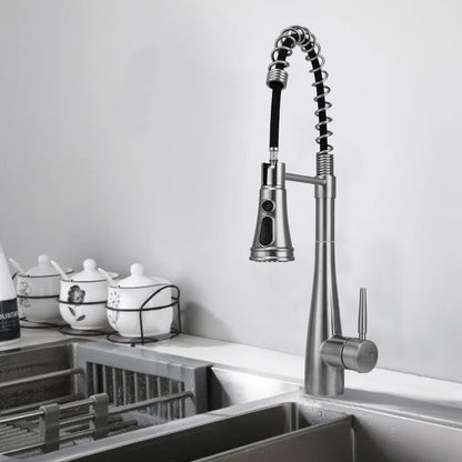 Pre-rinse Pull-Down Swivel Kitchen Faucet